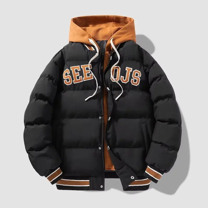 Winter warm hoodie jacket